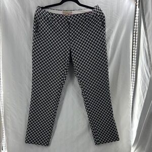 Banana Republic Black and White Patterned Hampton Women’s Pants